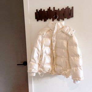 Women Luxe Puffer Jacket Size M